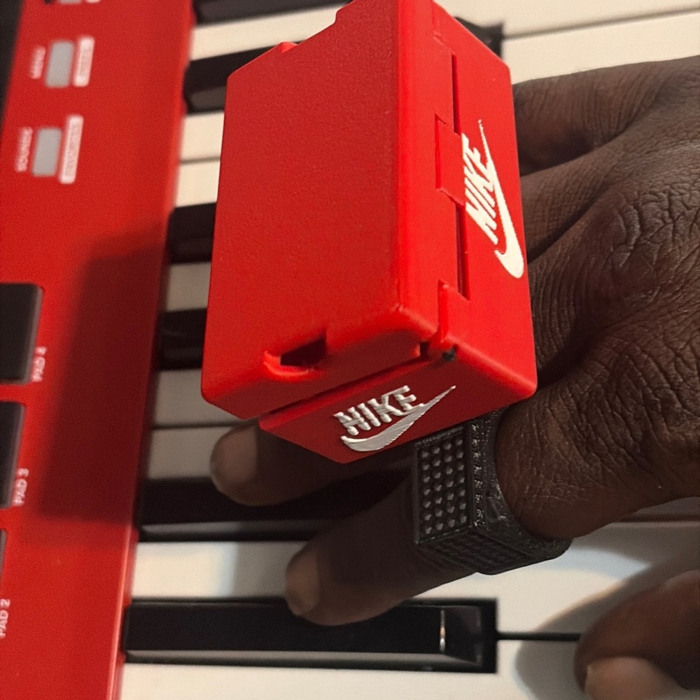 Nike Shoe Box Four finger ring/ Accessory